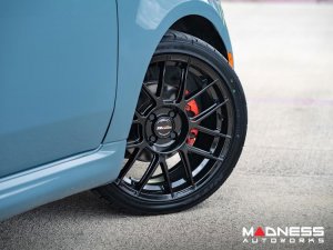 FIAT 500 Custom Wheels - 9esse - Fondmetal - Matte Black - 17" 